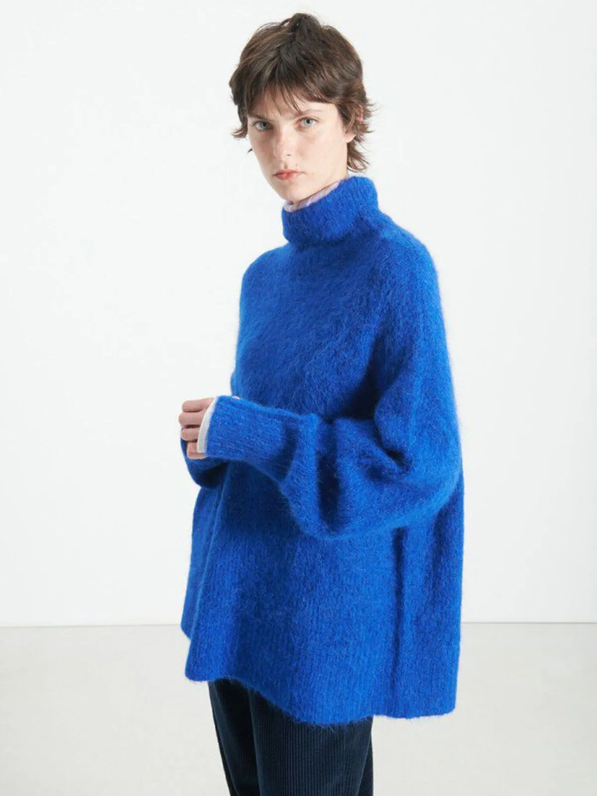 Niby Oversize Jumper - Blue sold by iris product image thumbnail 3