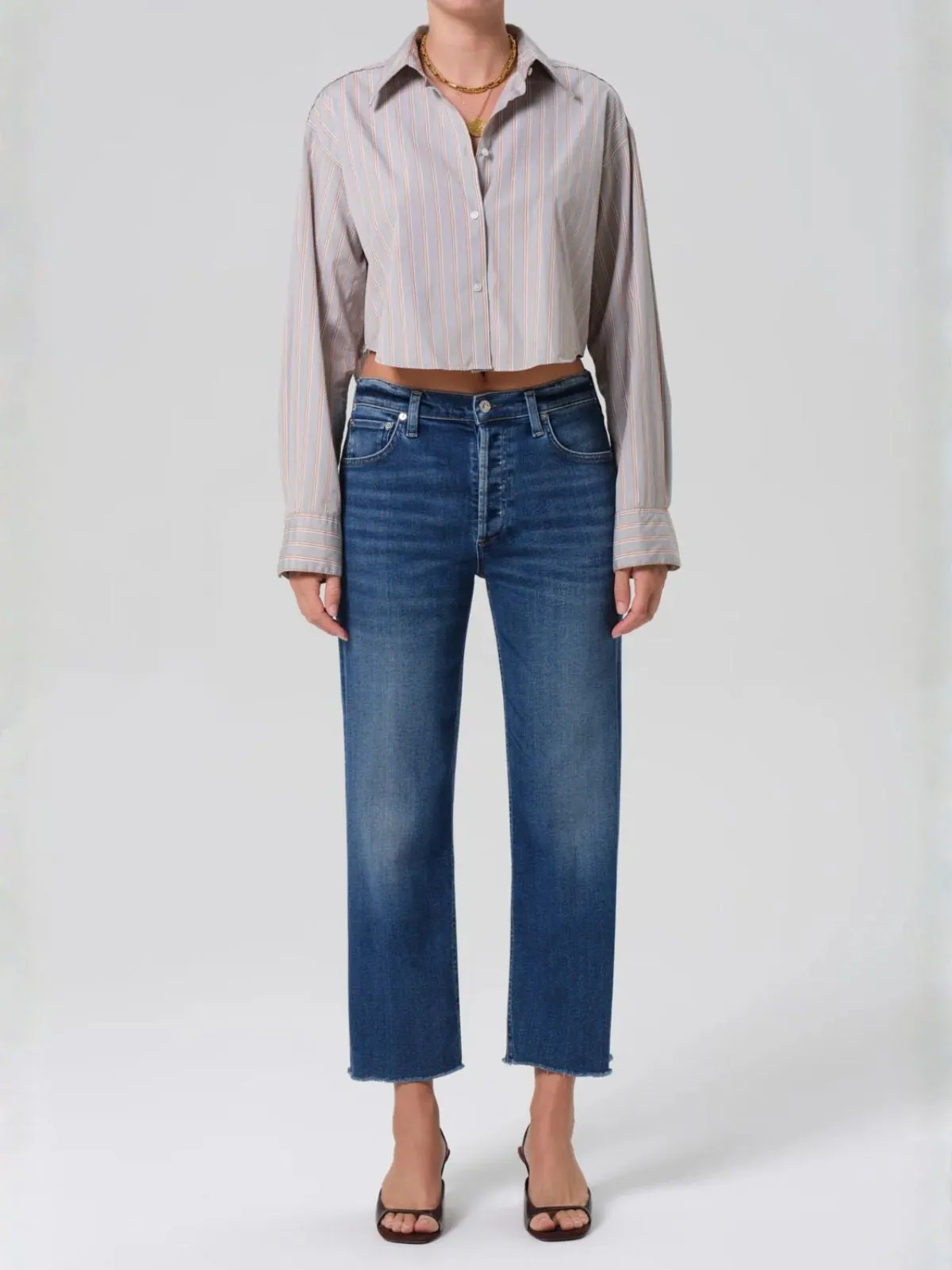 Palma Straight Jean - Medium Indigo sold by iris product image thumbnail 4