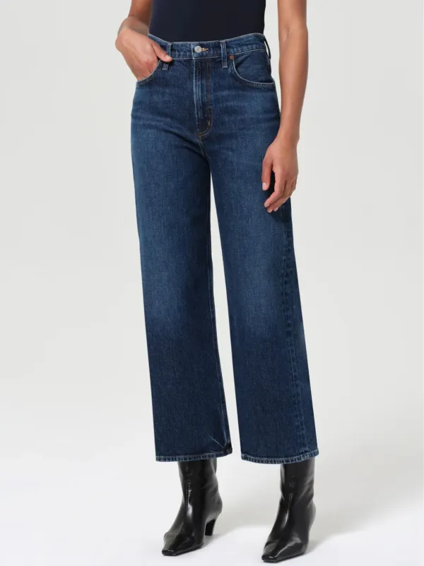 Ren Crop Wide Jean - Vintage Indigo sold by iris