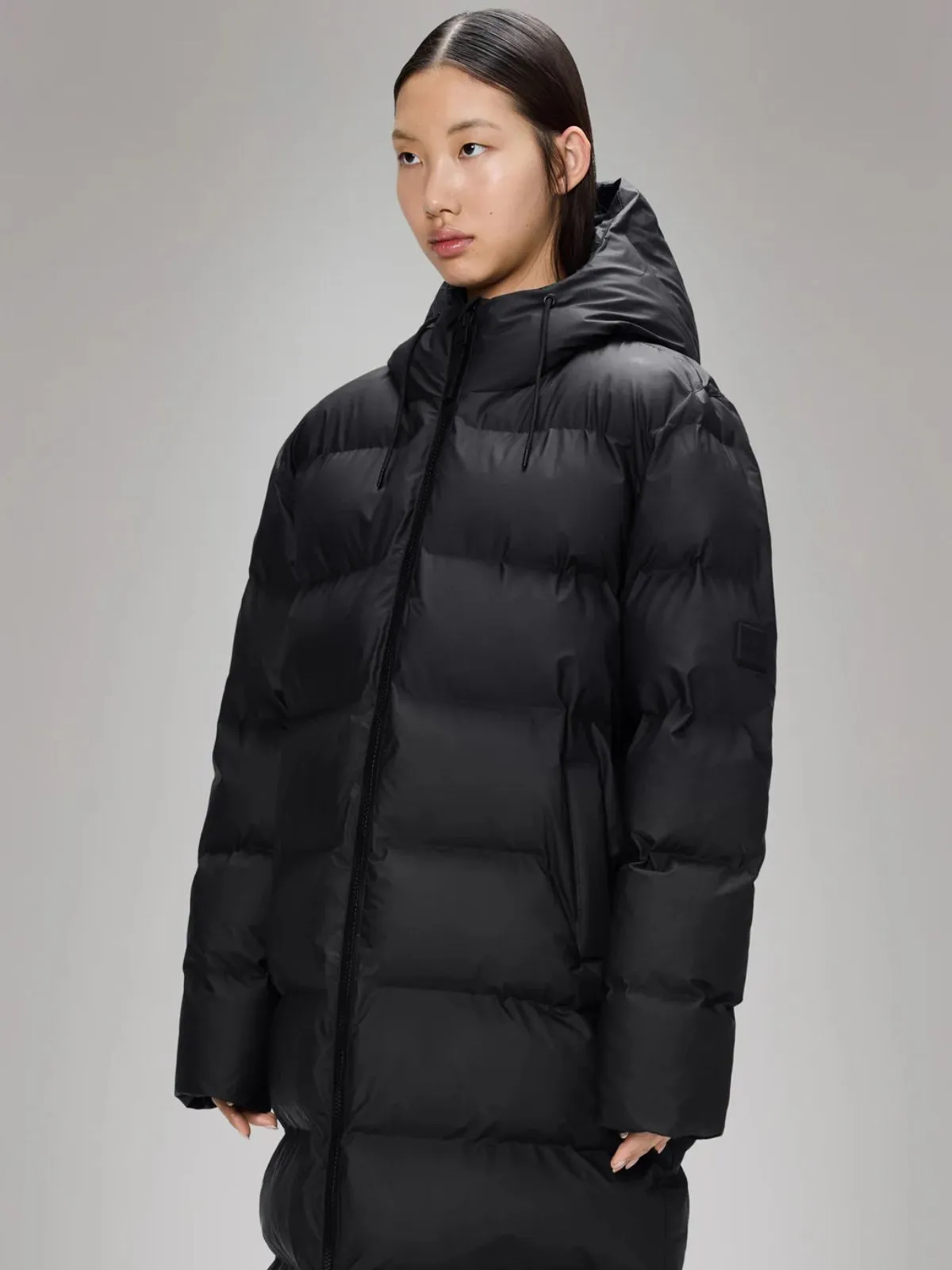 Alta Long Puffer Jacket - Black sold by iris product image thumbnail 2