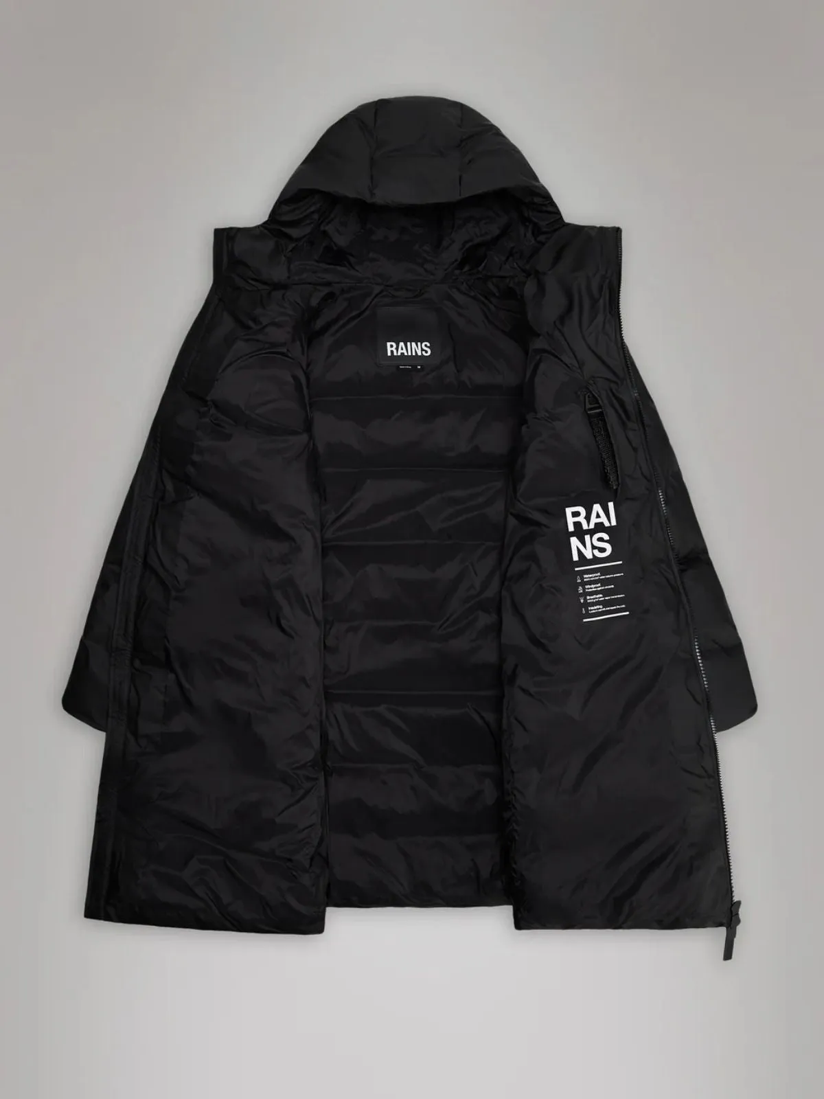 Alta Long Puffer Jacket - Black sold by iris product image thumbnail 4