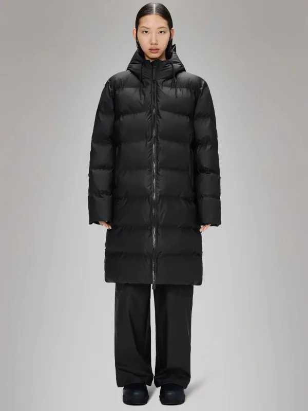 Alta Long Puffer Jacket - Black sold by iris