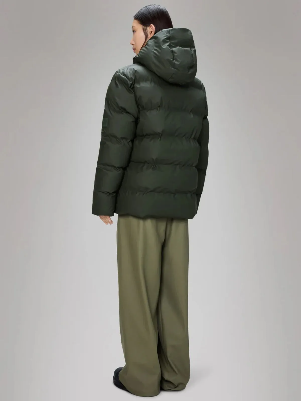 Alta Short Puffer Jacket - Green sold by iris product image thumbnail 5