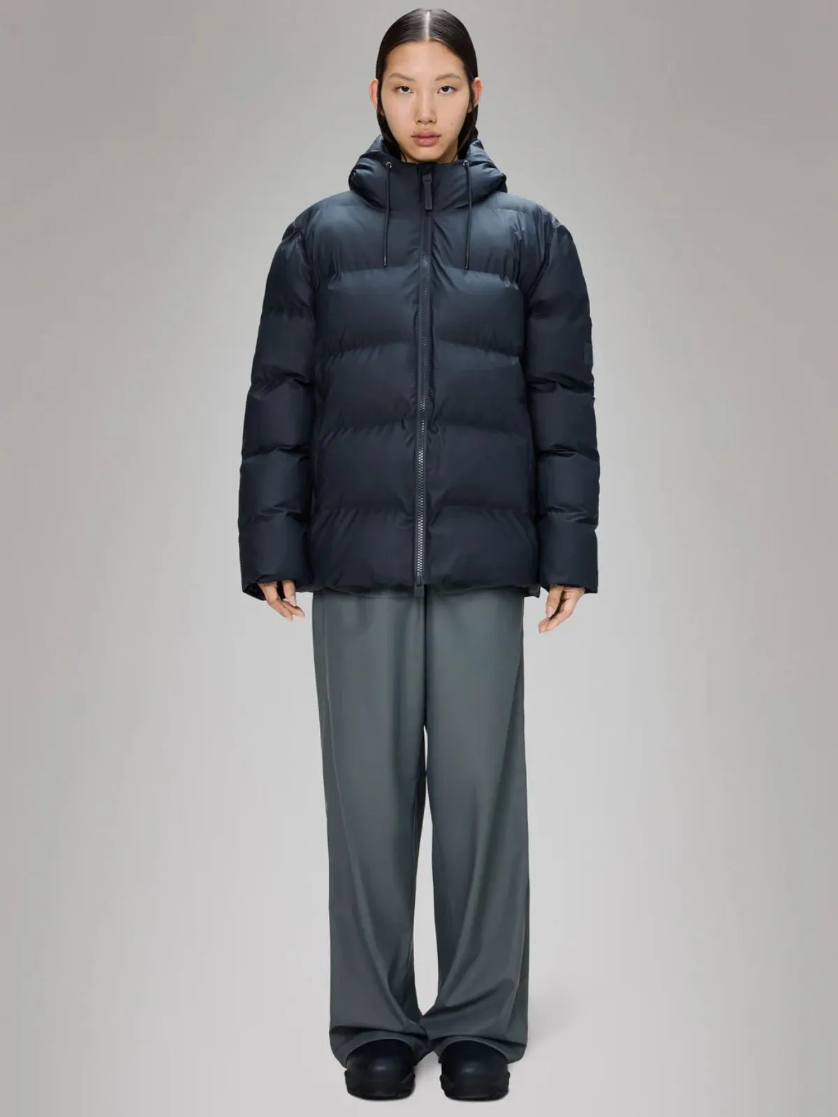 Alta Short Puffer Jacket - Navy sold by iris product image thumbnail 4