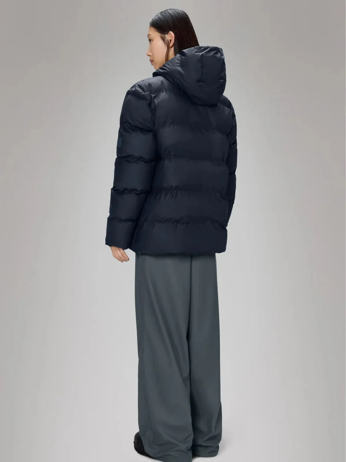 Alta Short Puffer Jacket - Navy sold by iris product image thumbnail 3