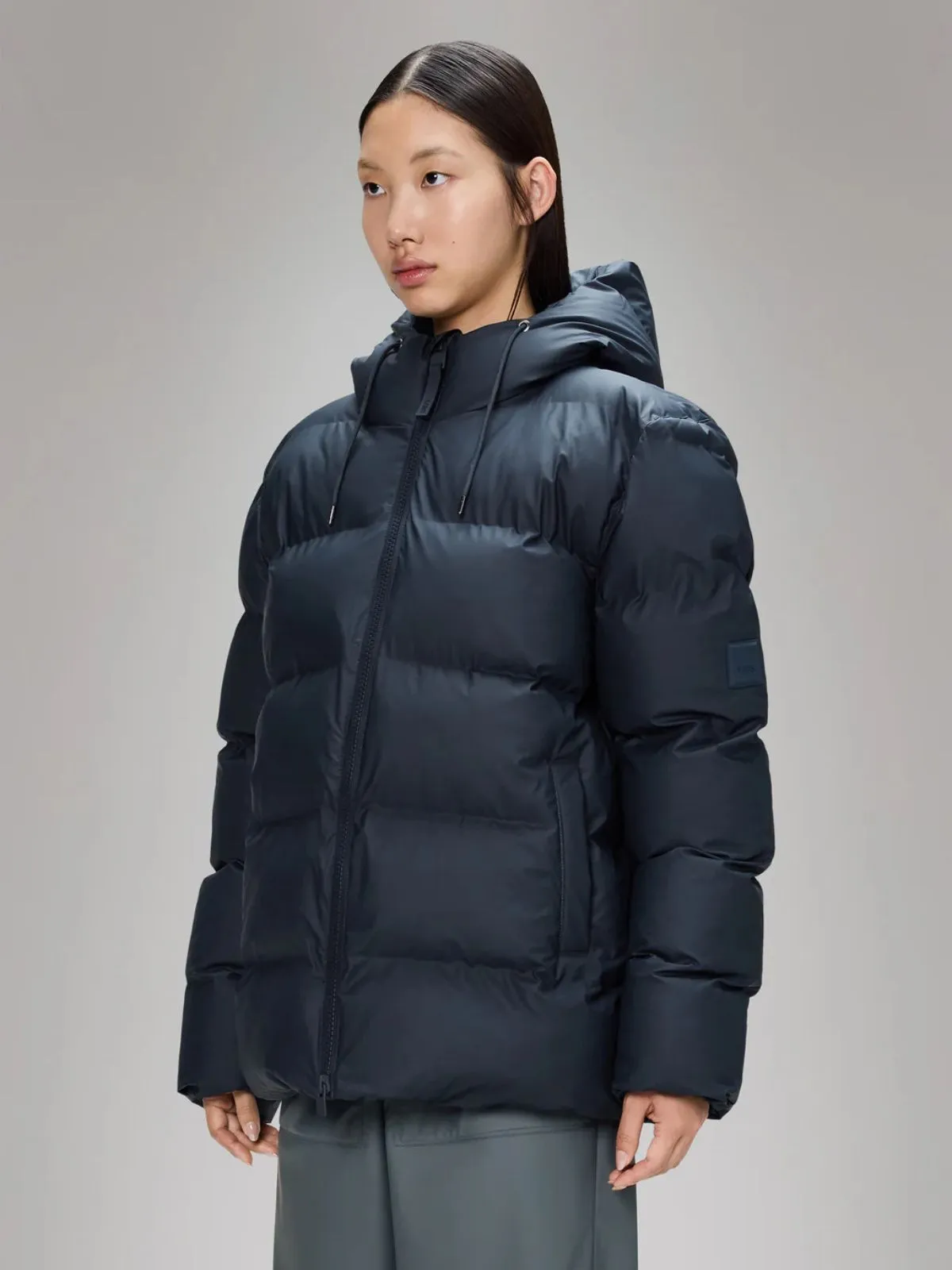 Alta Short Puffer Jacket - Navy sold by iris product image thumbnail 2