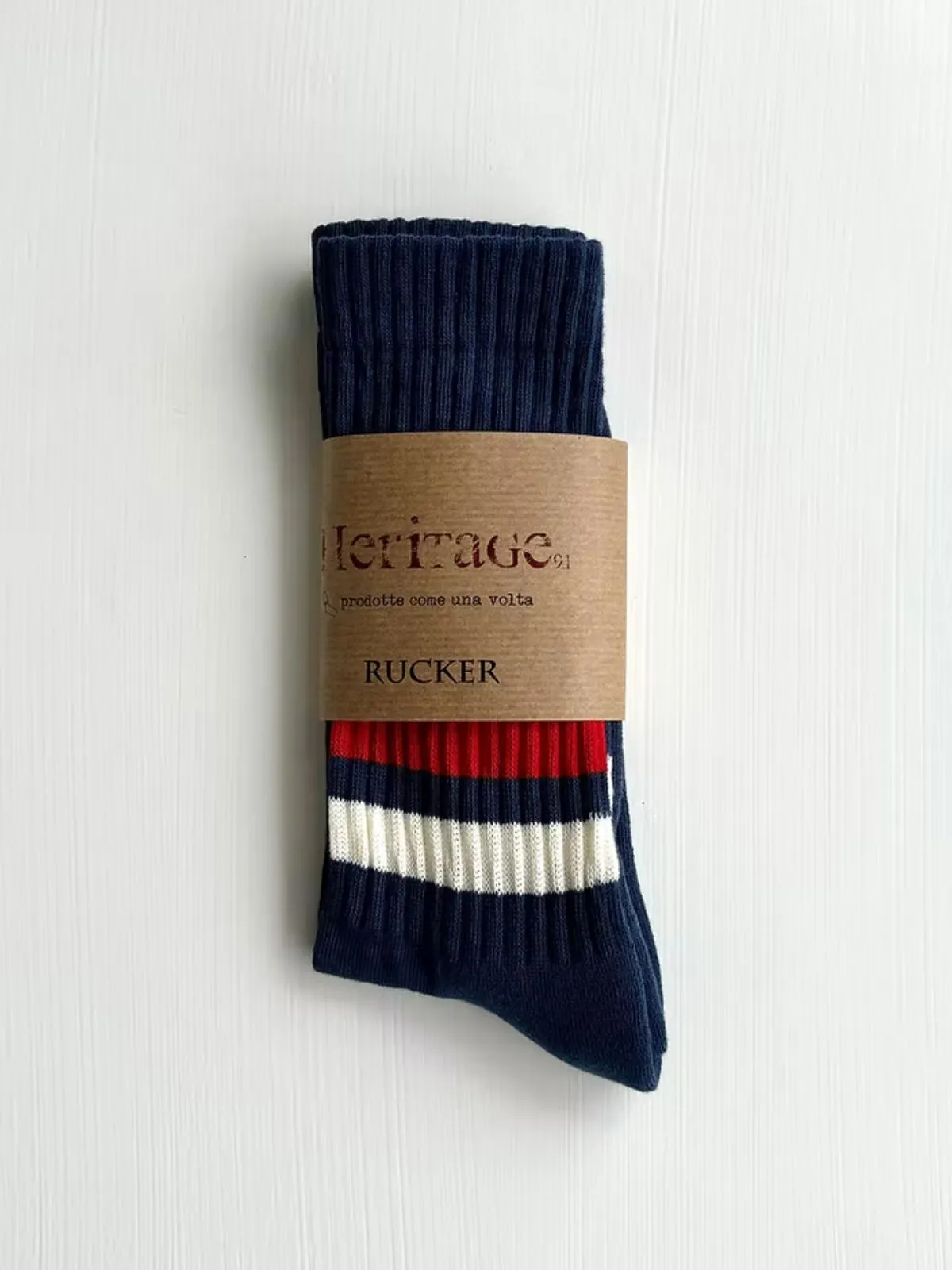 Rucker Stripe Socks- Navy sold by iris product image thumbnail 3