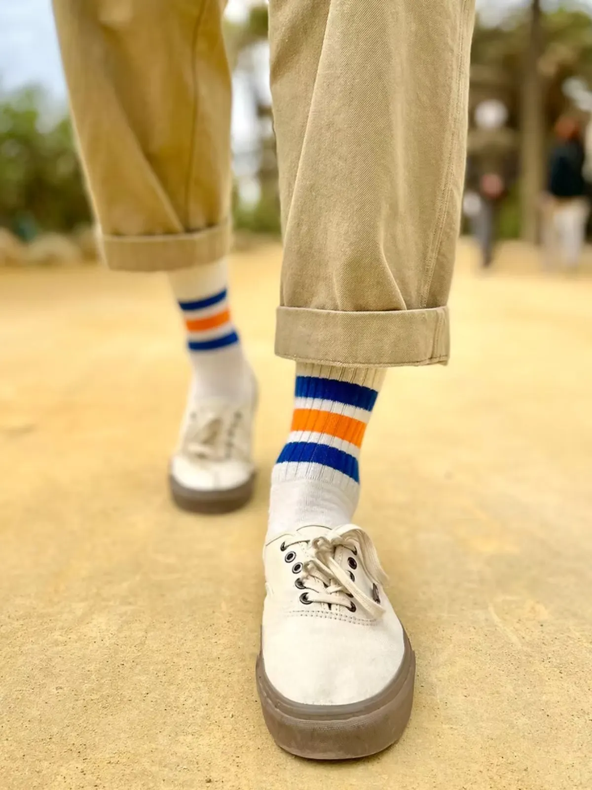 Rucker Stripe Socks- Cream sold by iris product image thumbnail 2