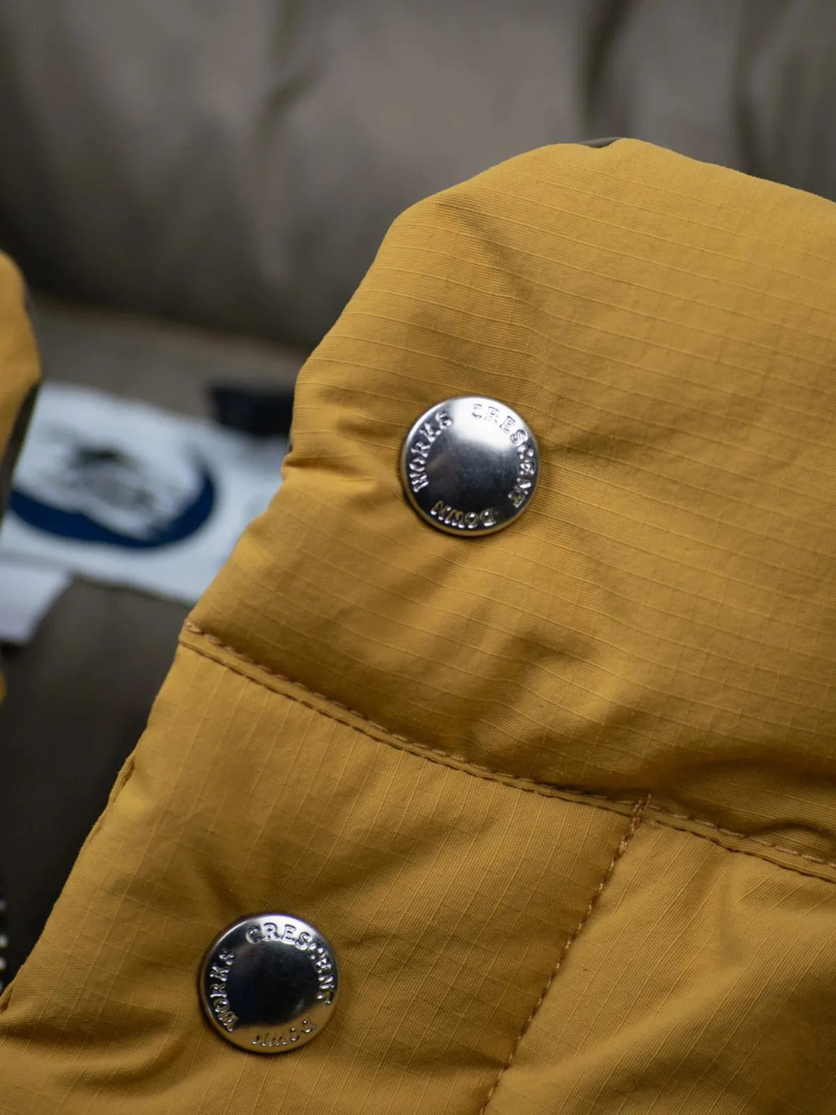 Down Italian Vest - Mustard sold by iris product image thumbnail 4