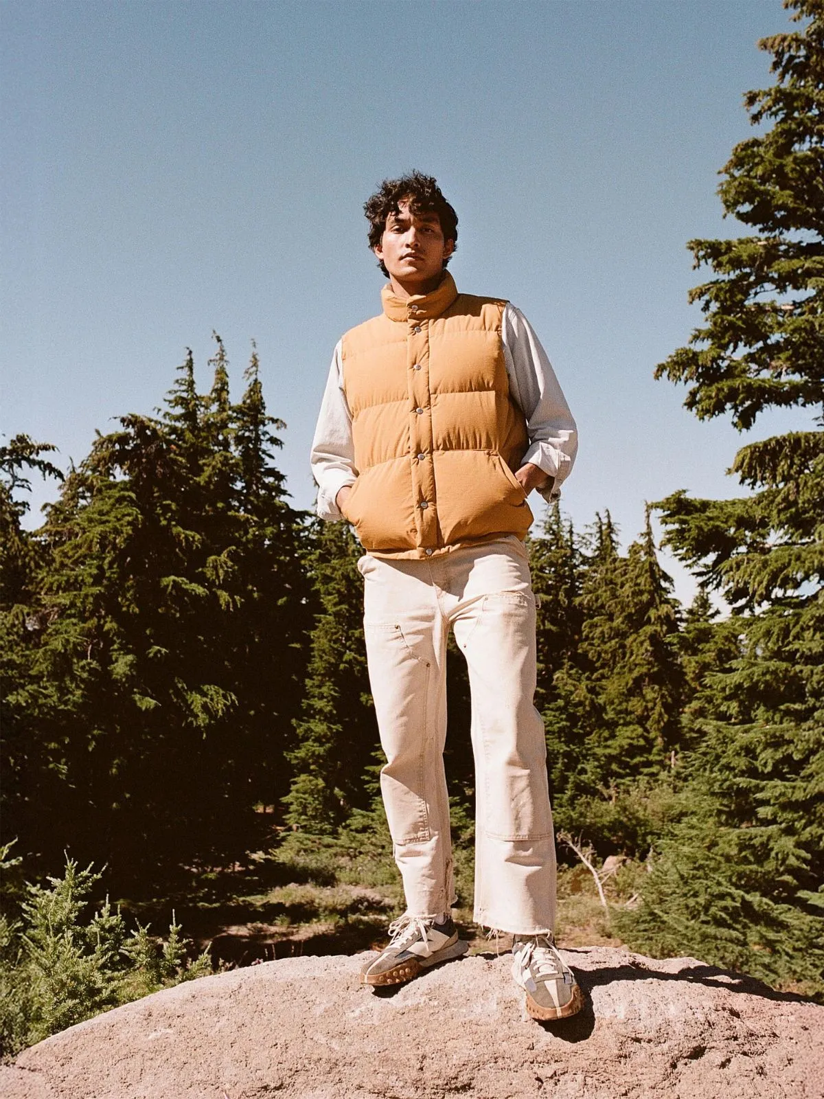 Down Italian Vest - Mustard sold by iris product image thumbnail 2