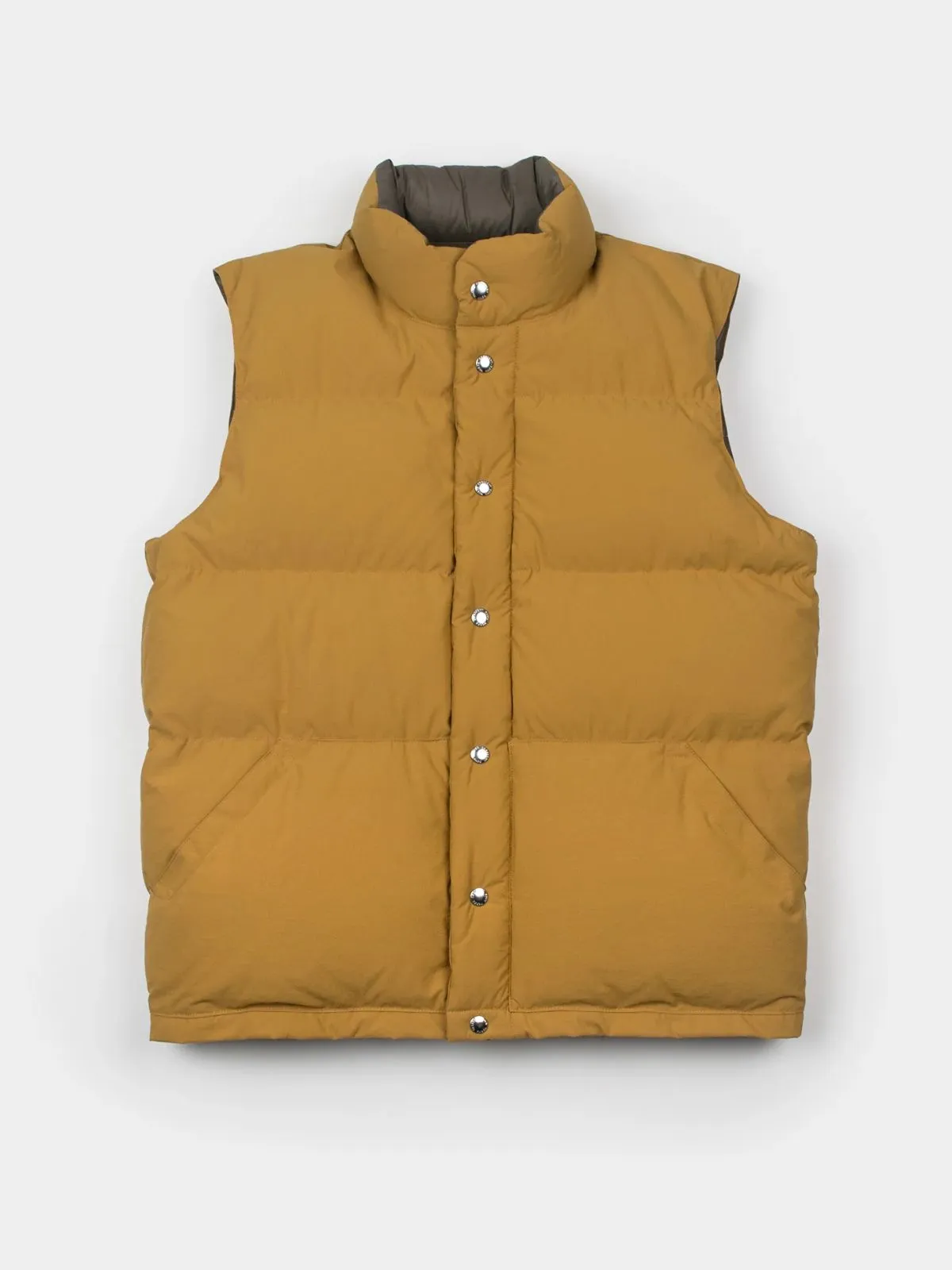 Down Italian Vest - Mustard sold by iris