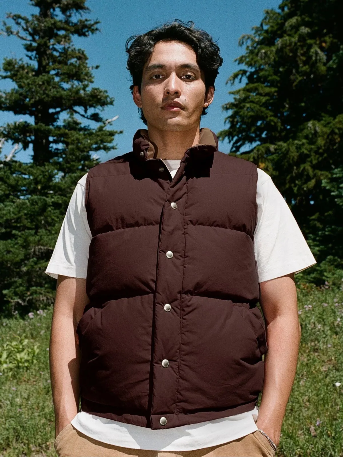 Down Italian Vest - Vintage Black sold by iris product image thumbnail 2