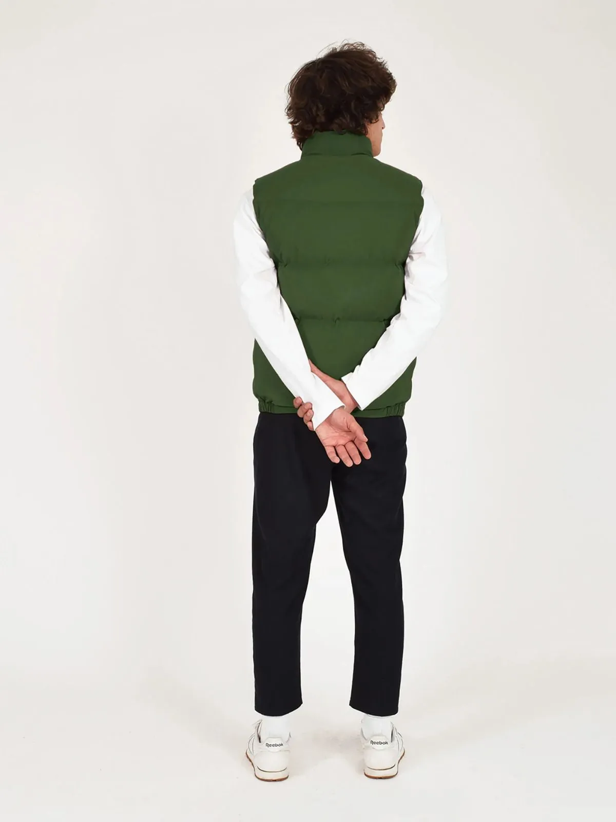 Down Italian Vest - Green sold by iris product image thumbnail 5