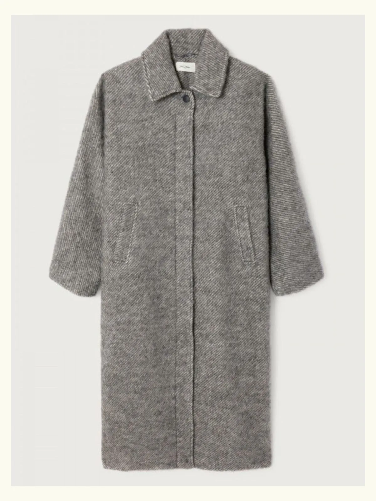 Lulow Herringbone Coat - Granite sold by iris product image thumbnail 5