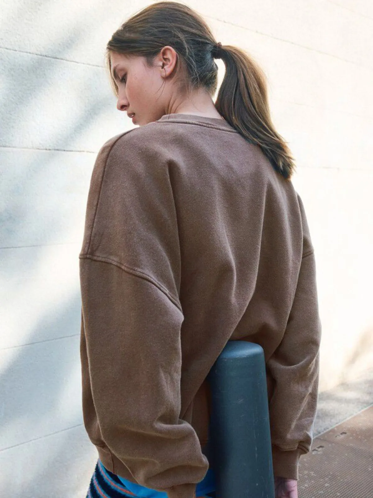 Plizzy Sweatshirt - Vintage Chestnut sold by iris product image thumbnail 5