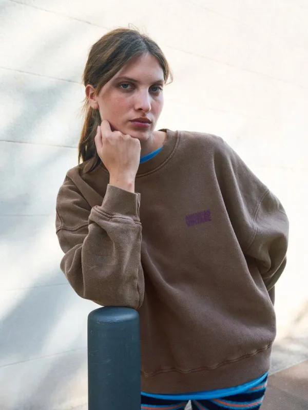 Plizzy Sweatshirt - Vintage Chestnut sold by iris