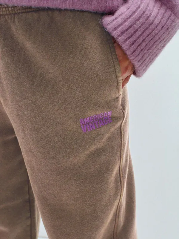 Plizzy Joggers - Vintage Chestnut sold by iris