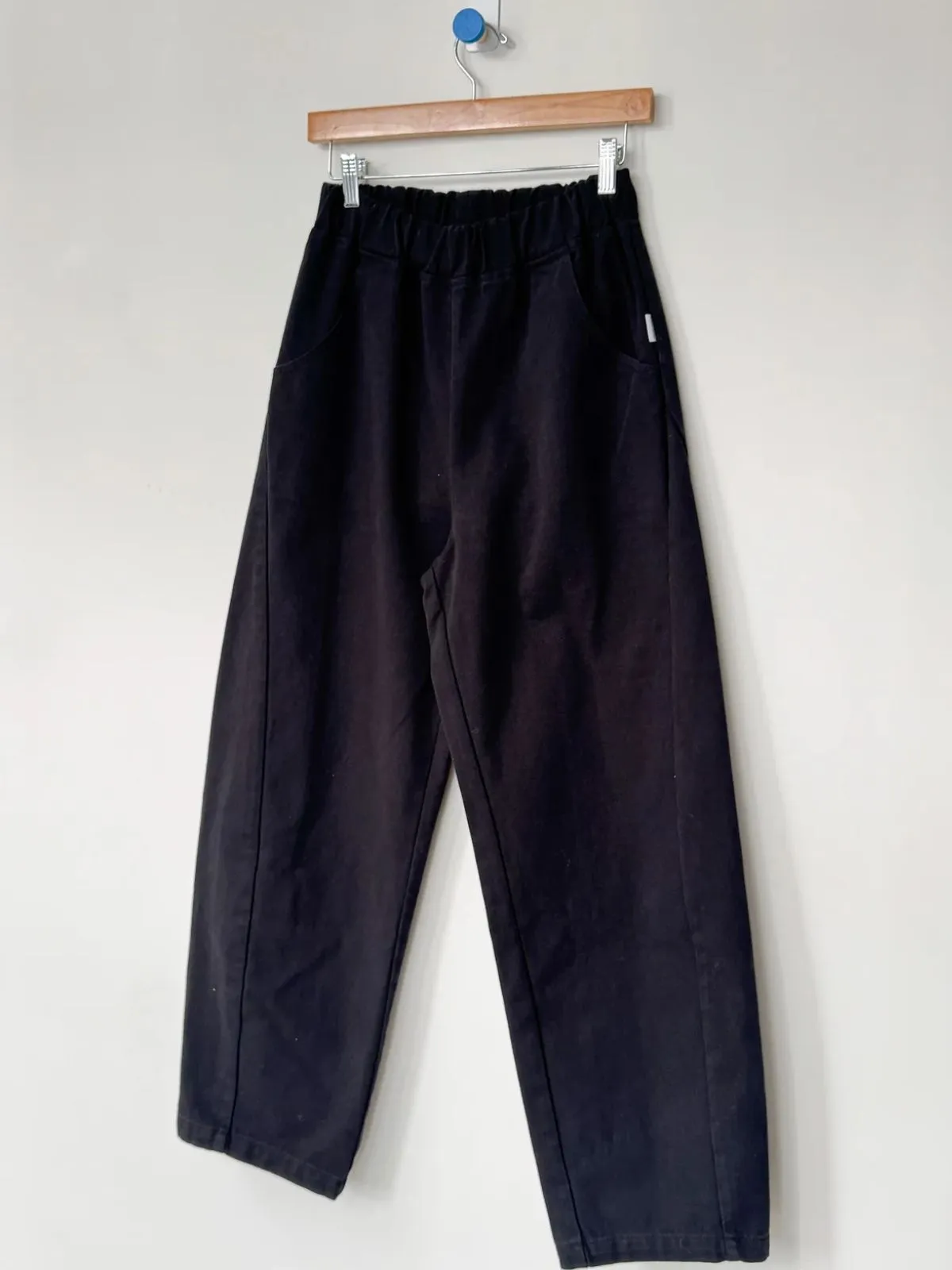 Arc Long Canvas Pants - Black sold by iris product image thumbnail 5