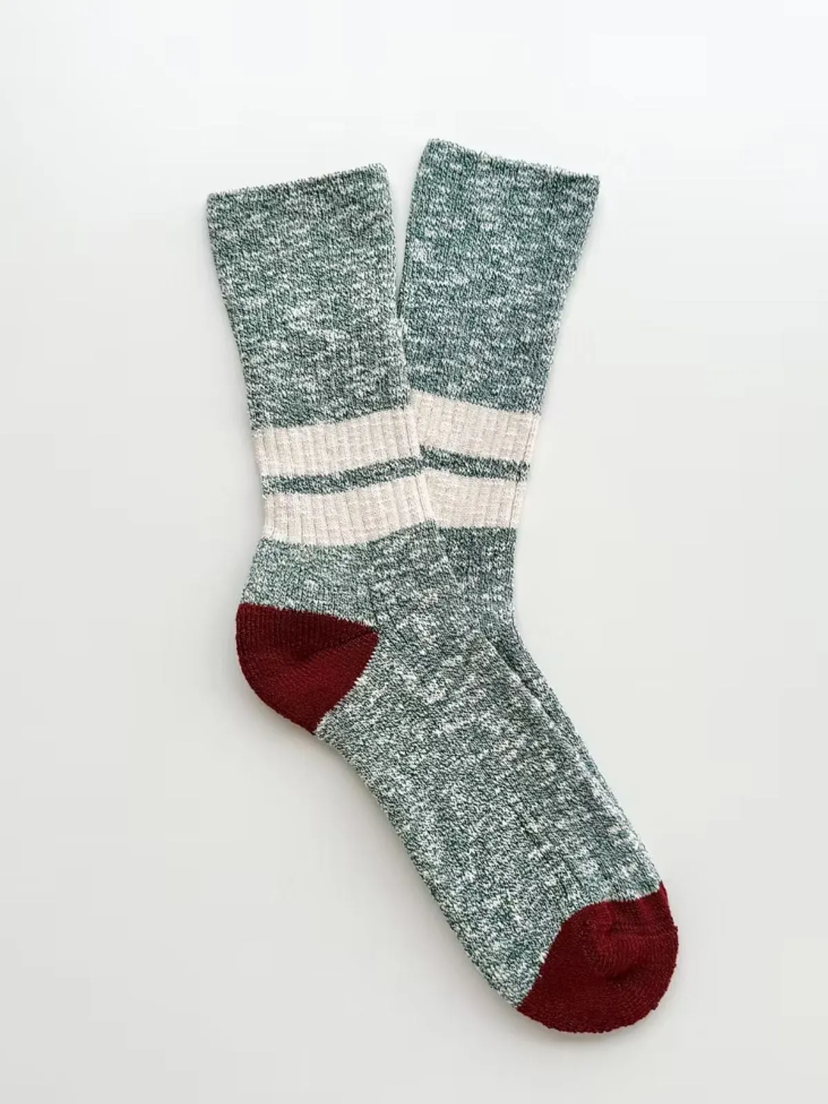 Vintage 1950 Stripe Socks - Green sold by iris