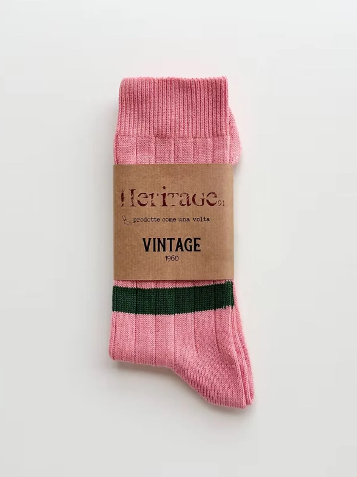 Vintage 1960 Stripe Socks - Pink sold by iris product image thumbnail 3