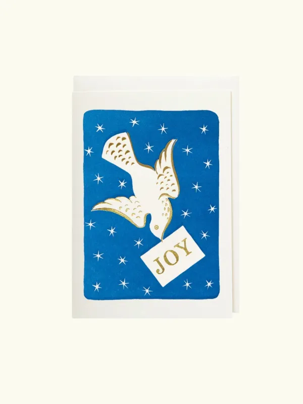 Notelet Christmas Card - Dove sold by iris