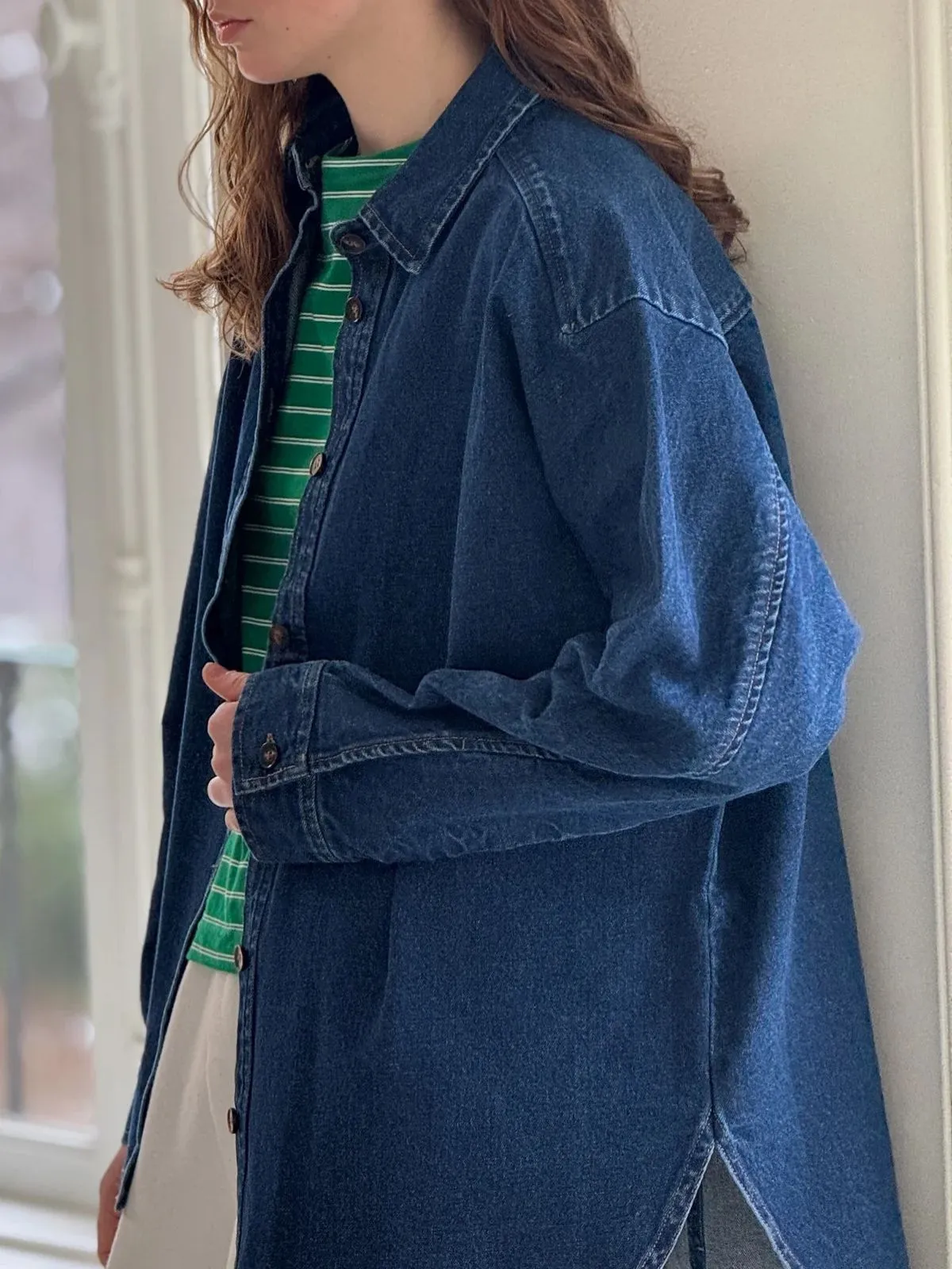 Owen Shirt - Dark Denim sold by iris product image thumbnail 4