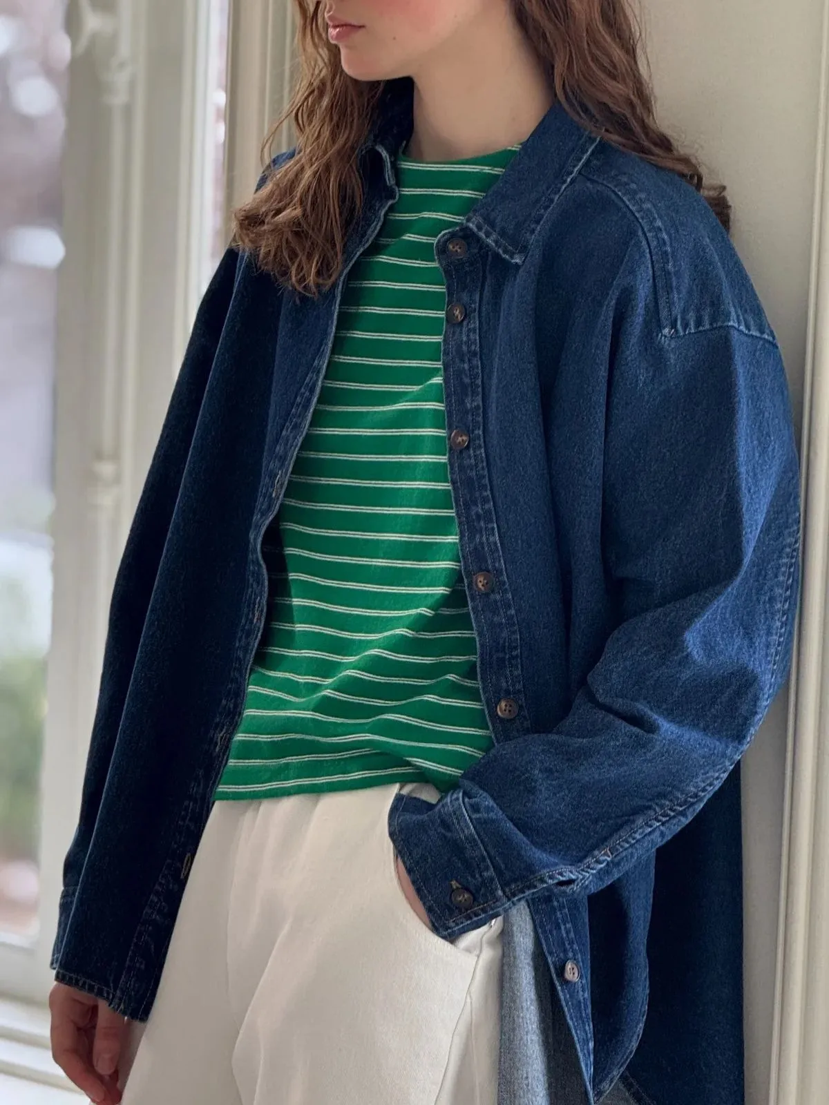 Owen Shirt - Dark Denim sold by iris