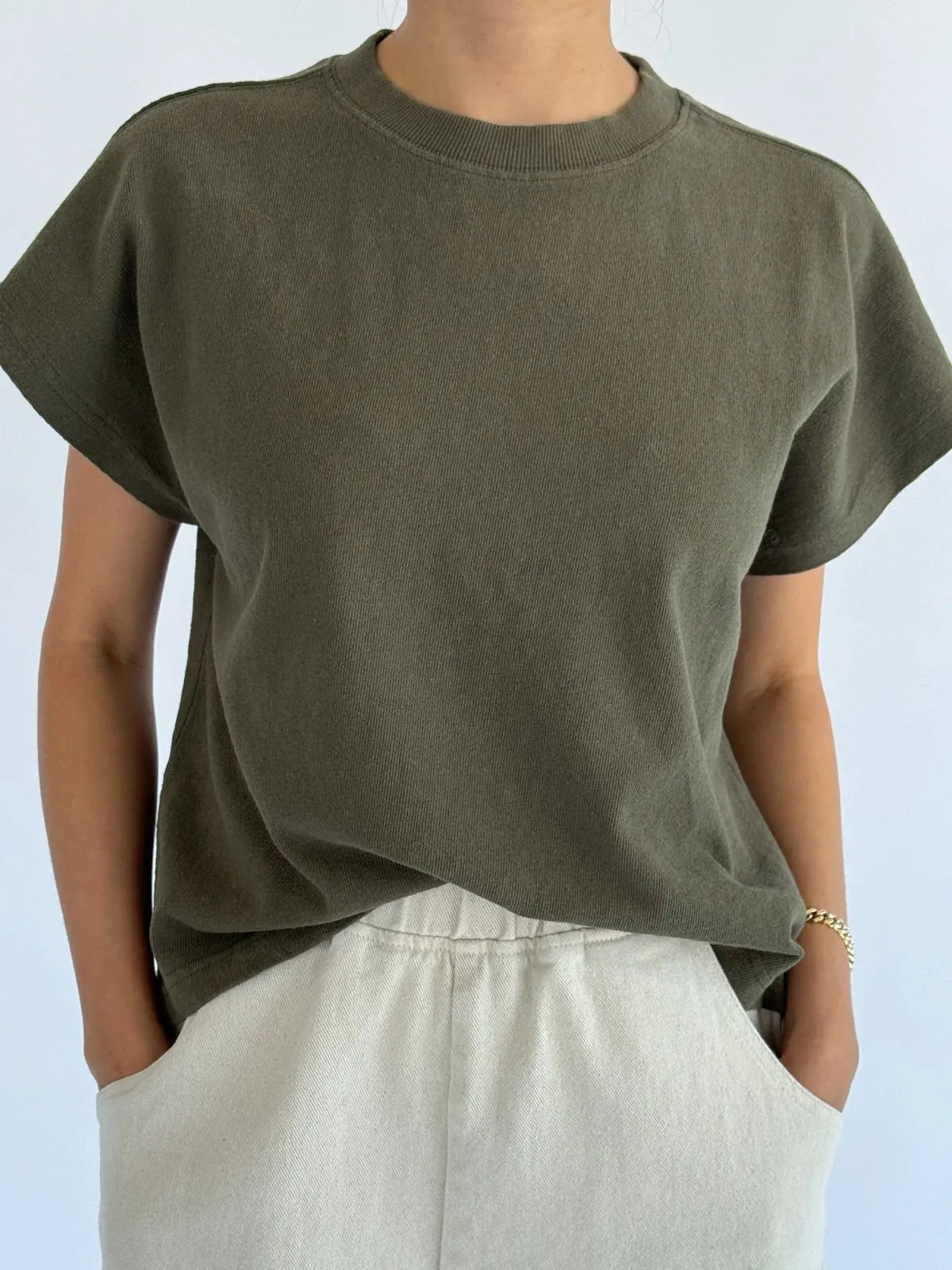 Jeanne T-Shirt - Olive sold by iris