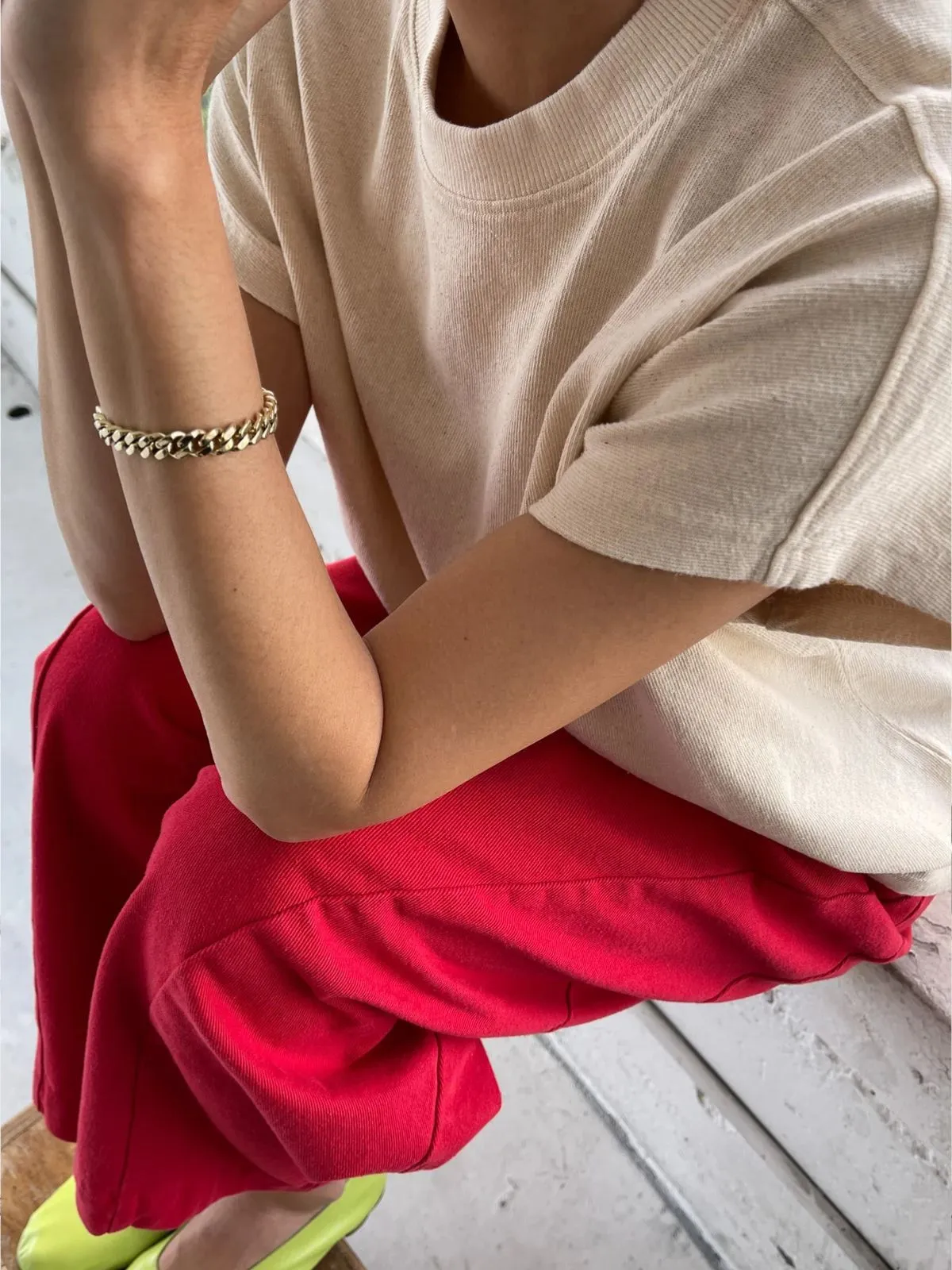 Jeanne T-Shirt - Oatmeal sold by iris product image thumbnail 3