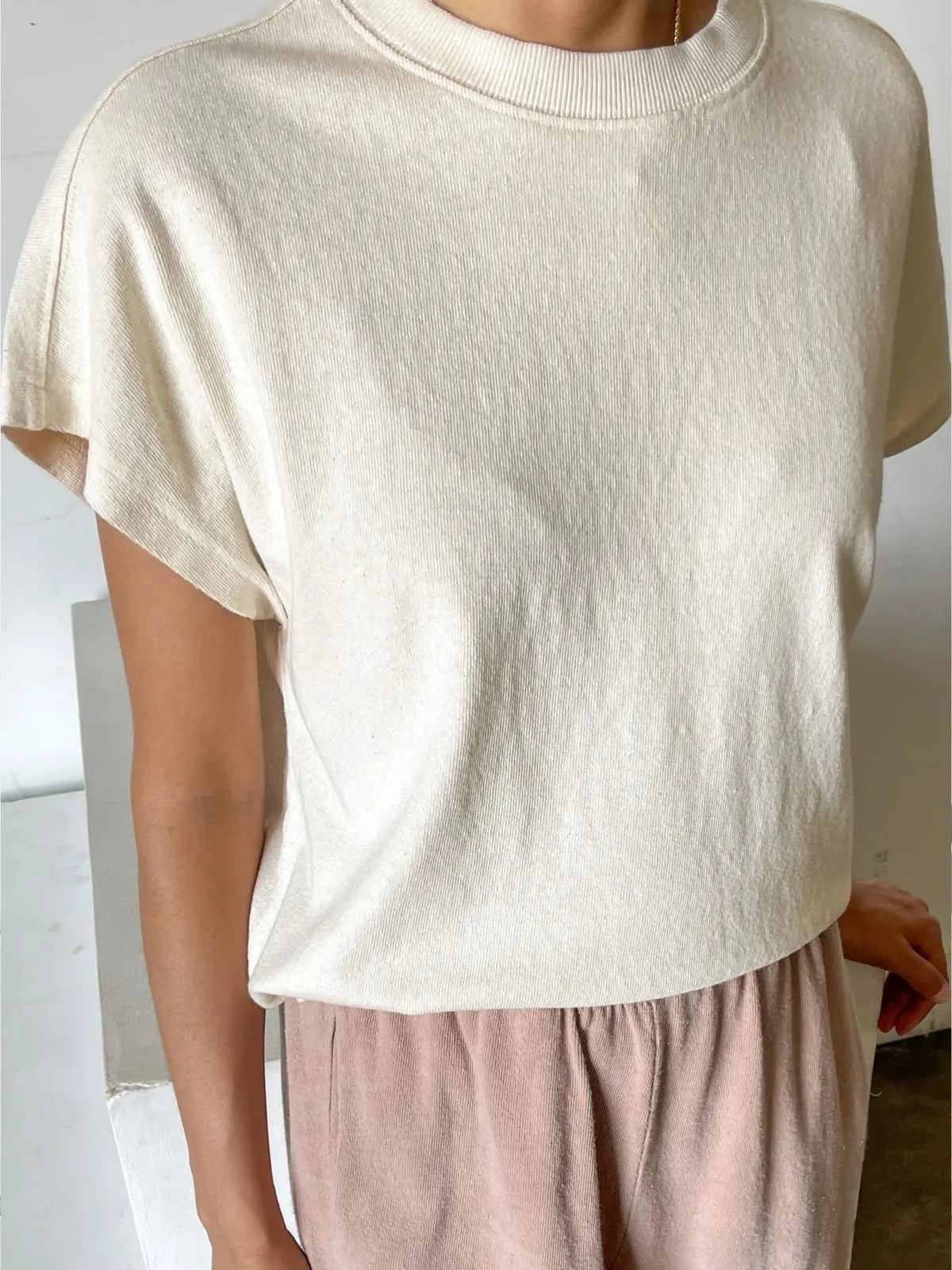 Jeanne T-Shirt - Oatmeal sold by iris