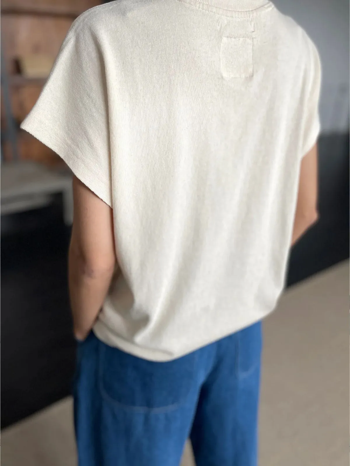 Jeanne T-Shirt - Oatmeal sold by iris product image thumbnail 2