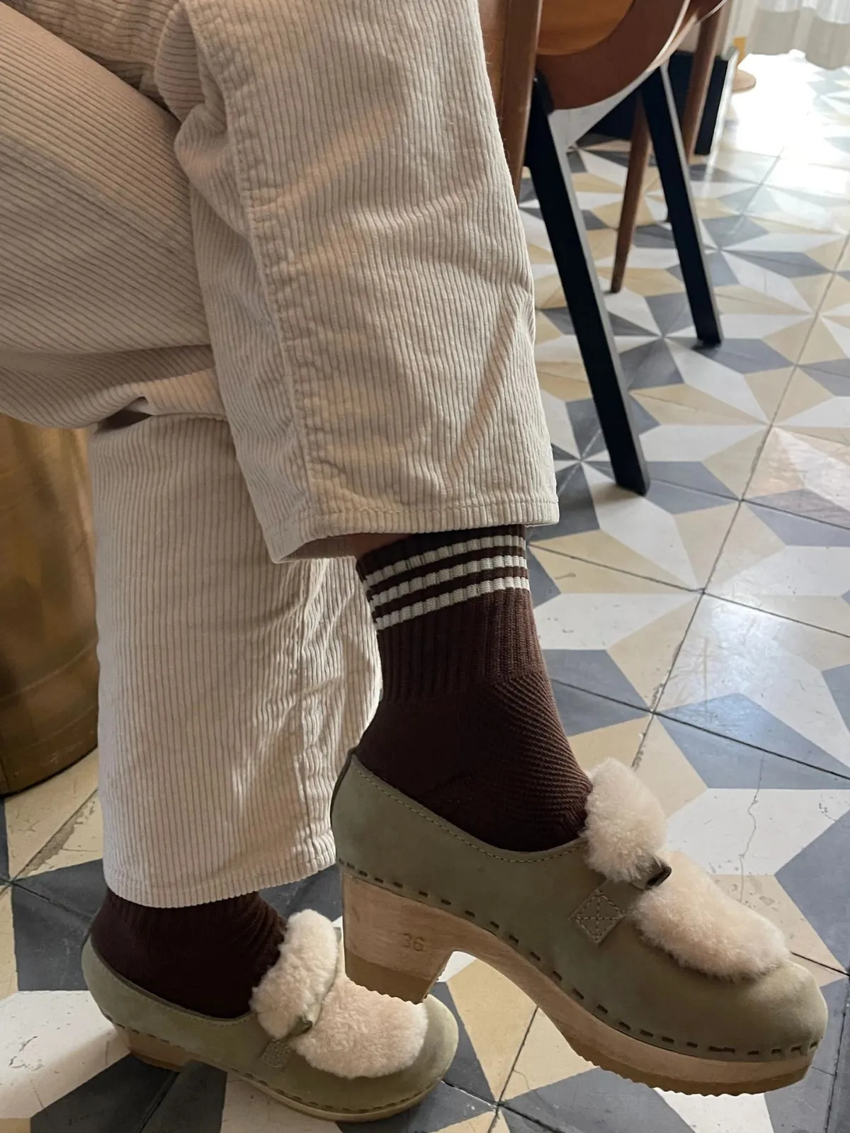 Girlfriend Socks - Mahogany sold by iris product image thumbnail 5