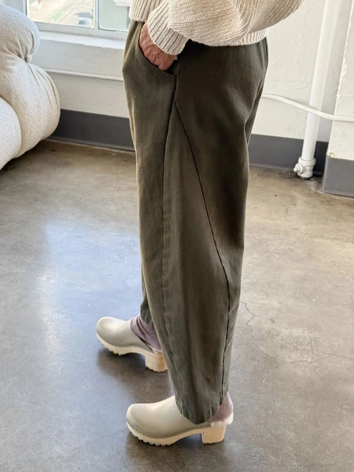 Arc Pants- Olive sold by iris product image thumbnail 5