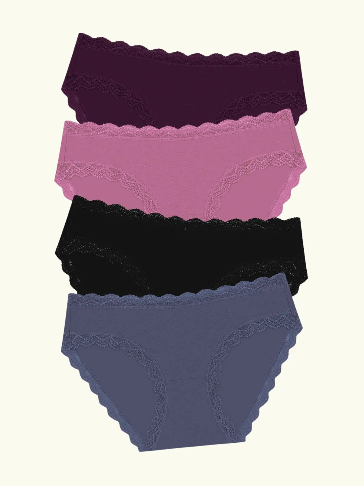 The Original Knicker (4 Pack) - Black Cherry sold by iris product image thumbnail 4