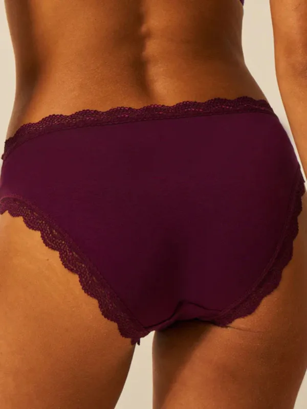 The Original Knicker (4 Pack) - Black Cherry sold by iris