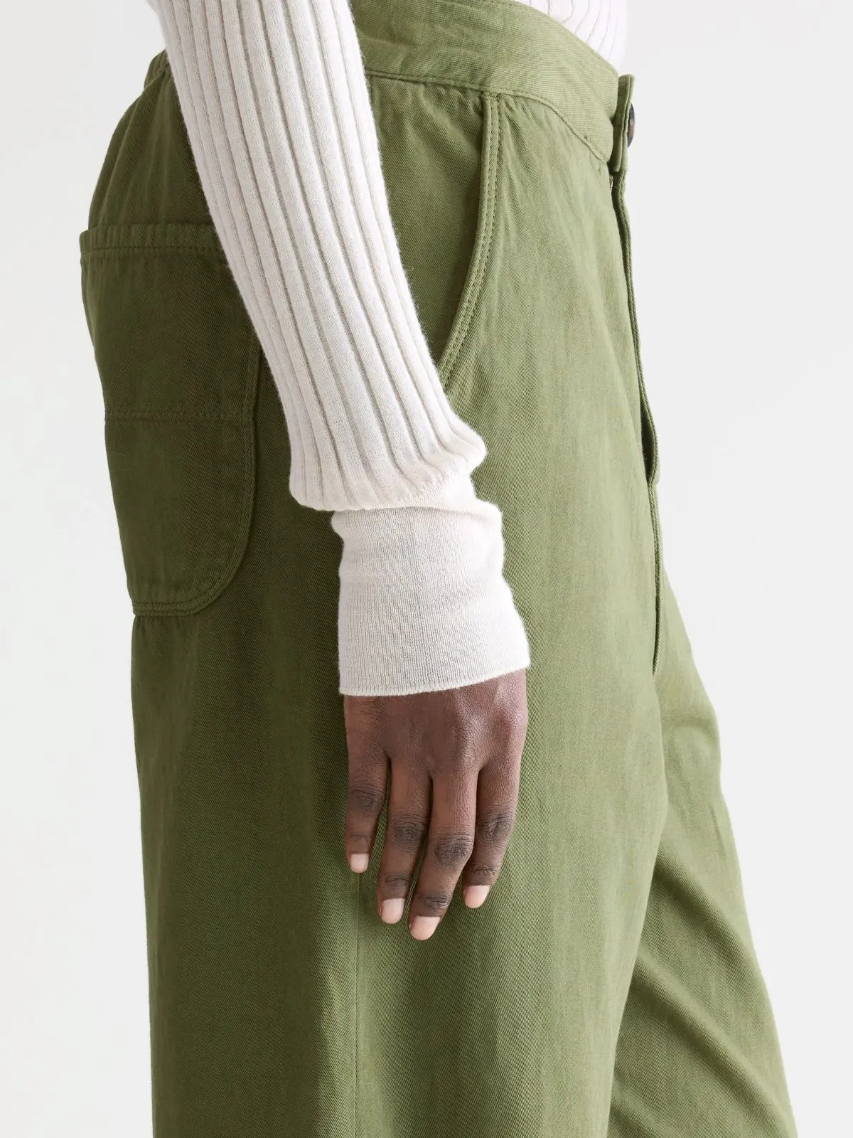Pasop Relaxed Trousers - Khaki sold by iris product image thumbnail 2