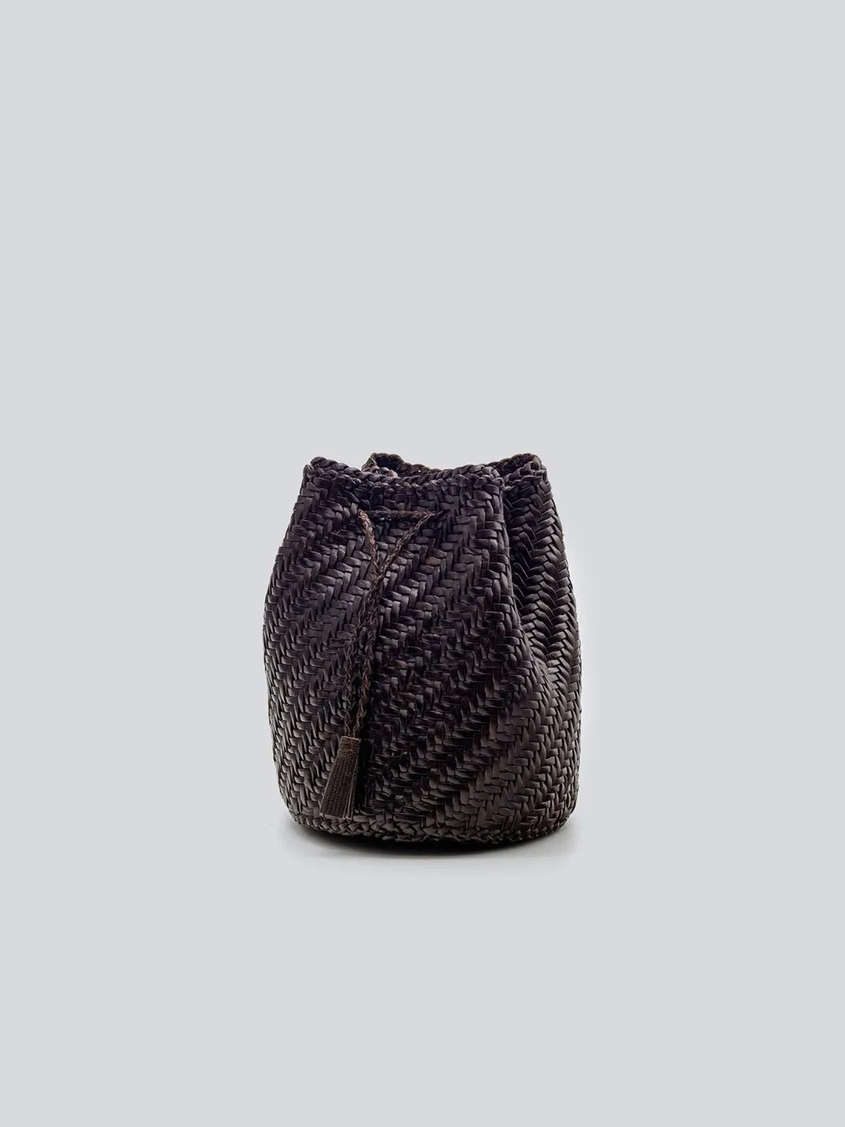 Pompom Double Jump Bag - Dark Brown sold by iris product image thumbnail 3