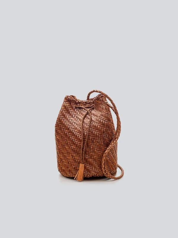 Pompom Double Jump Bag - Tan sold by iris