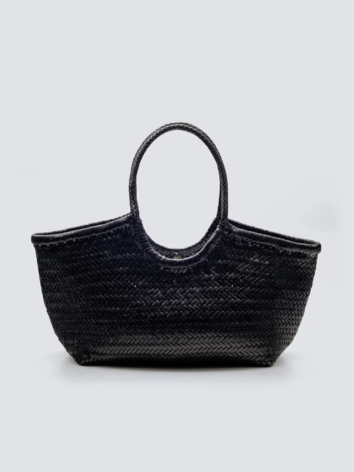 Nantucket Handwoven Big Basket - Black sold by iris