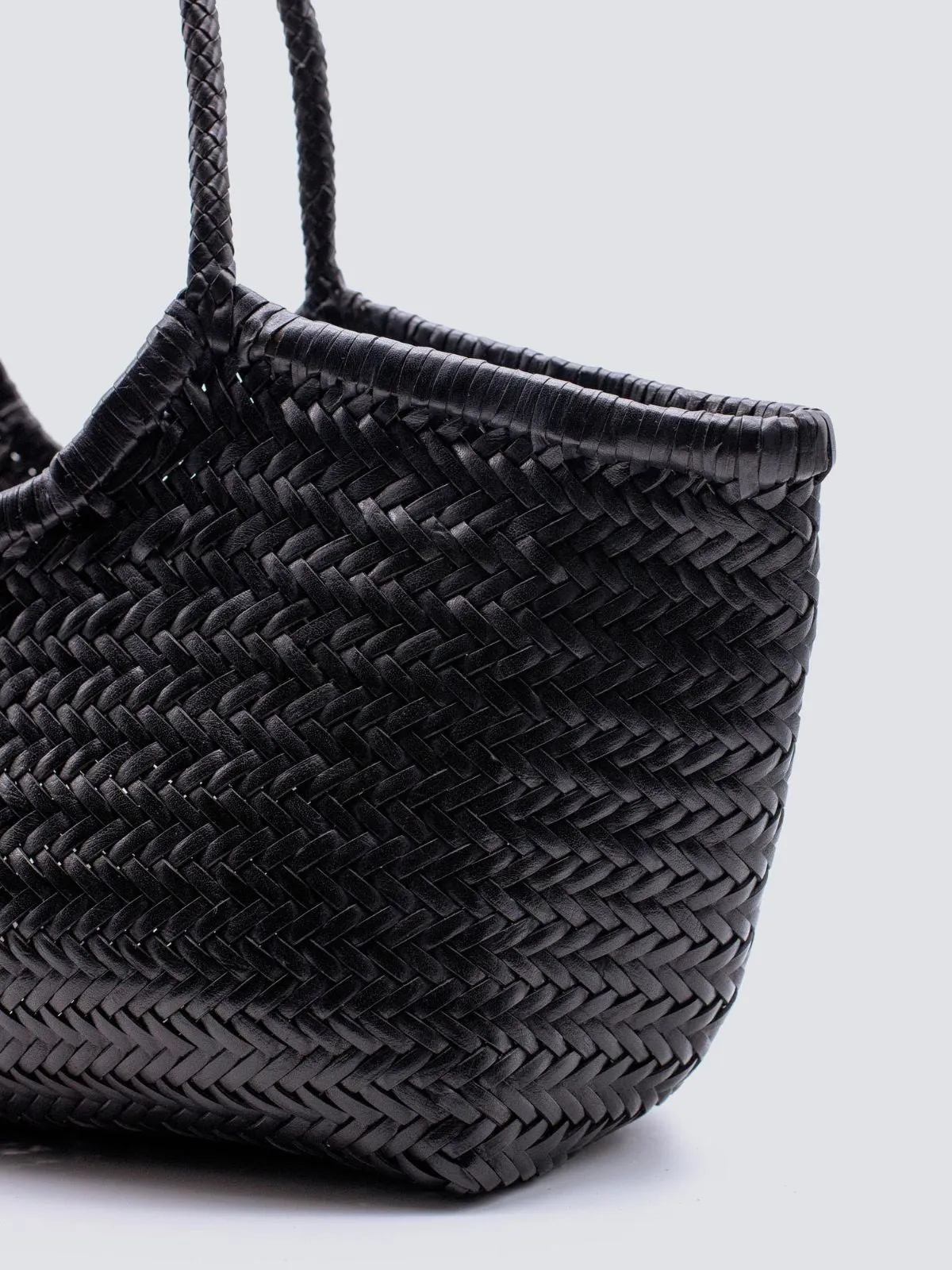 Nantucket Handwoven Big Basket - Black sold by iris product image thumbnail 4