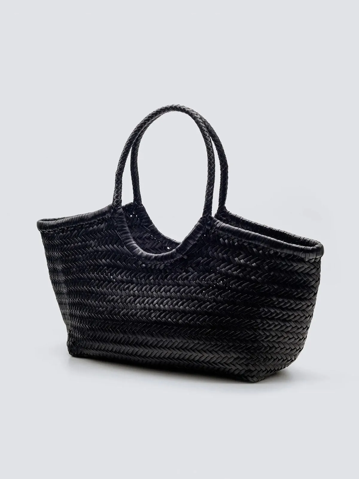 Nantucket Handwoven Big Basket - Black sold by iris product image thumbnail 2