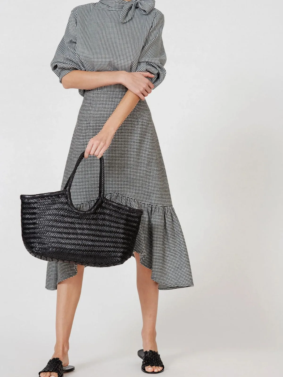Nantucket Handwoven Big Basket - Black sold by iris product image thumbnail 3
