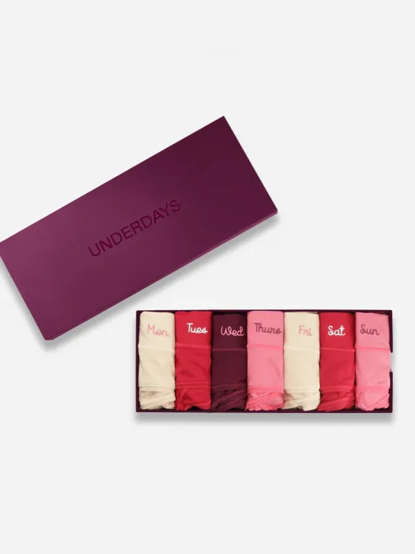 The Days of the Week Thong Set - Multi sold by iris