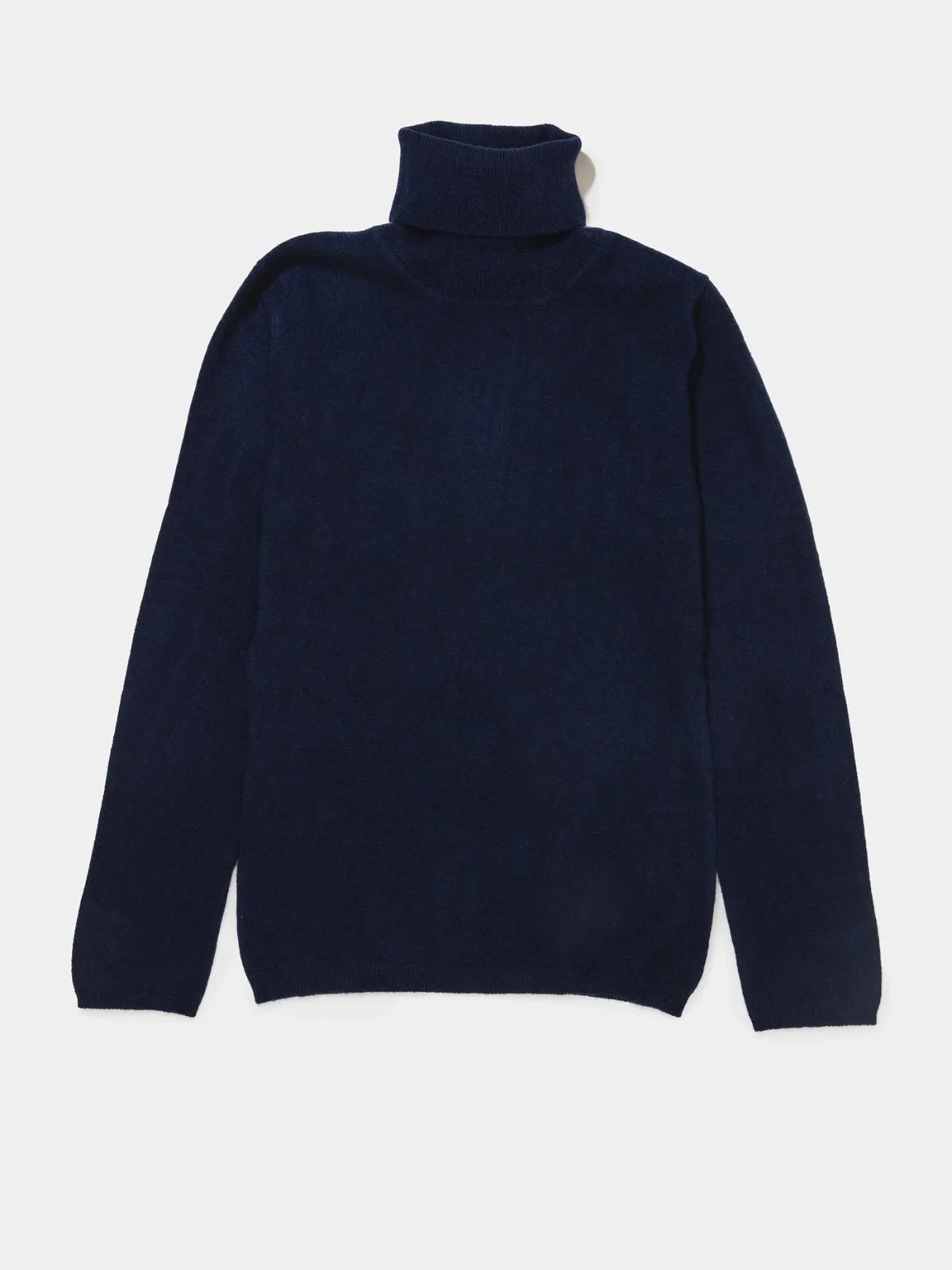 Cashmere Polo Neck - Navy sold by iris product image thumbnail 3