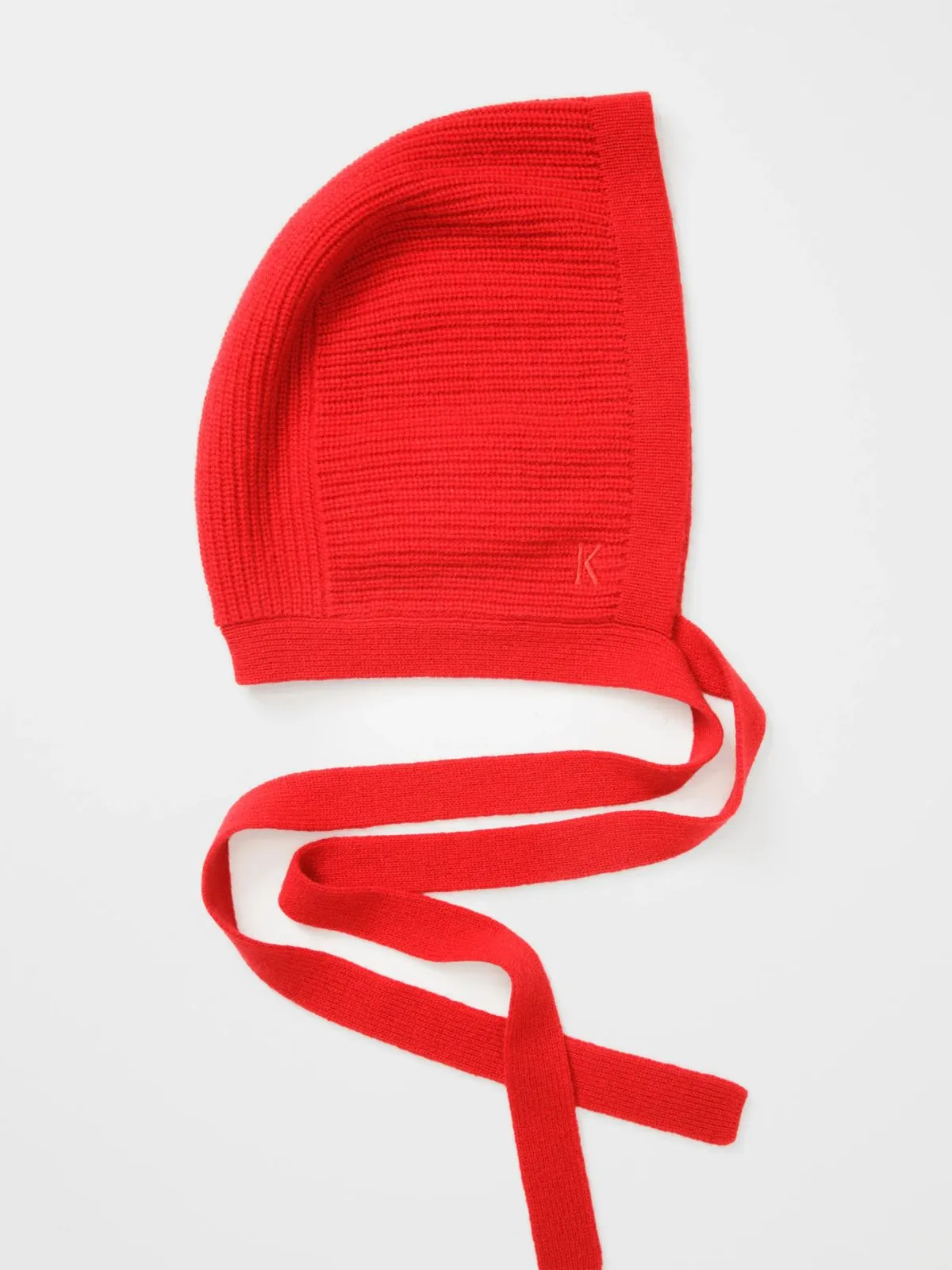 Cashmere Bonnet Hat - Red sold by iris product image thumbnail 2