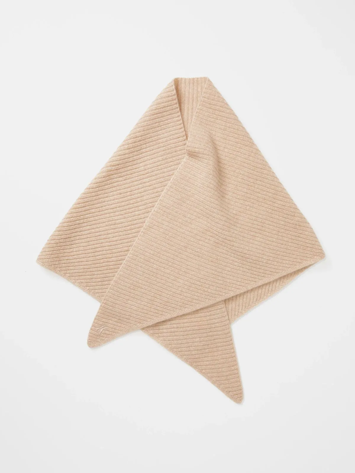 Triangle Cashmere Scarf - Vicuna sold by iris product image thumbnail 3