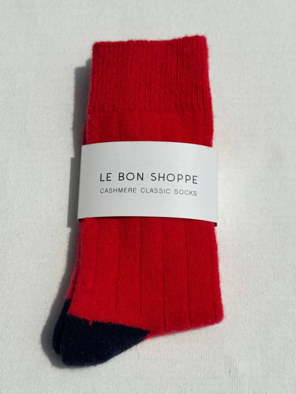 Classic Cashmere Socks - Poppy Red sold by iris product image thumbnail 4