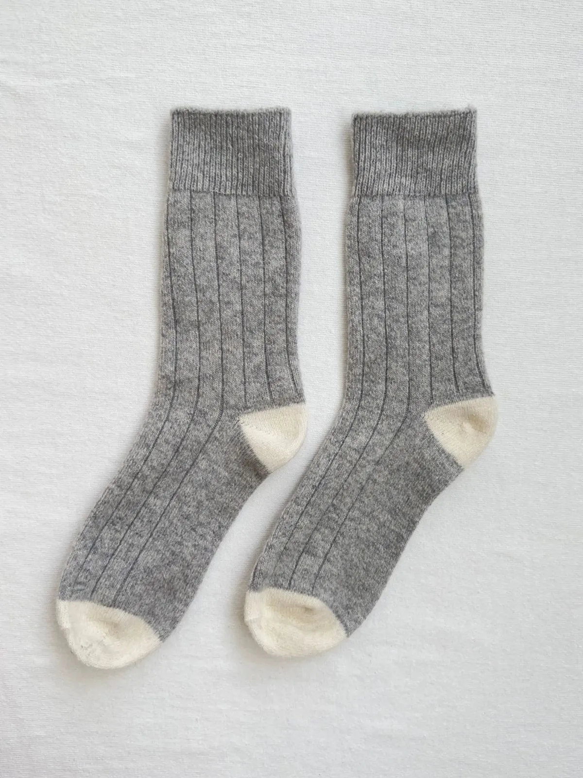 Classic Cashmere Socks - Grey sold by iris product image thumbnail 2