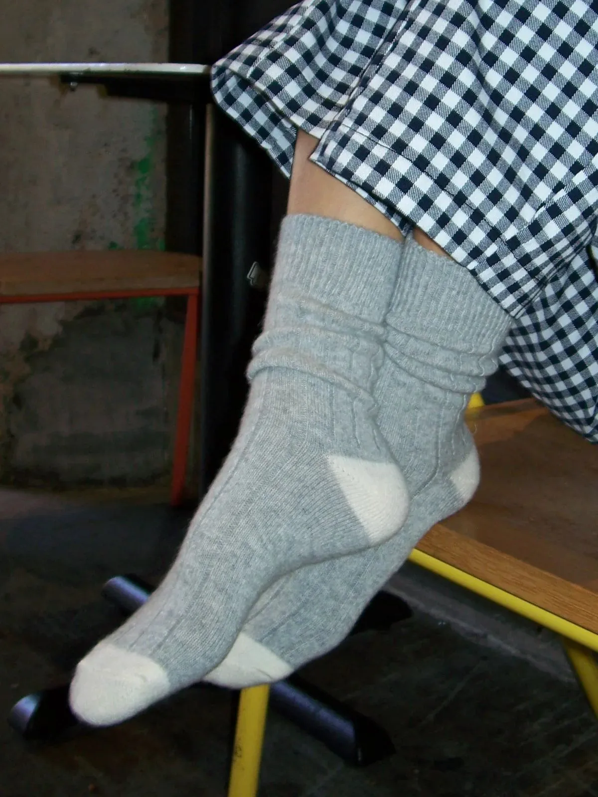 Classic Cashmere Socks - Grey sold by iris product image thumbnail 5