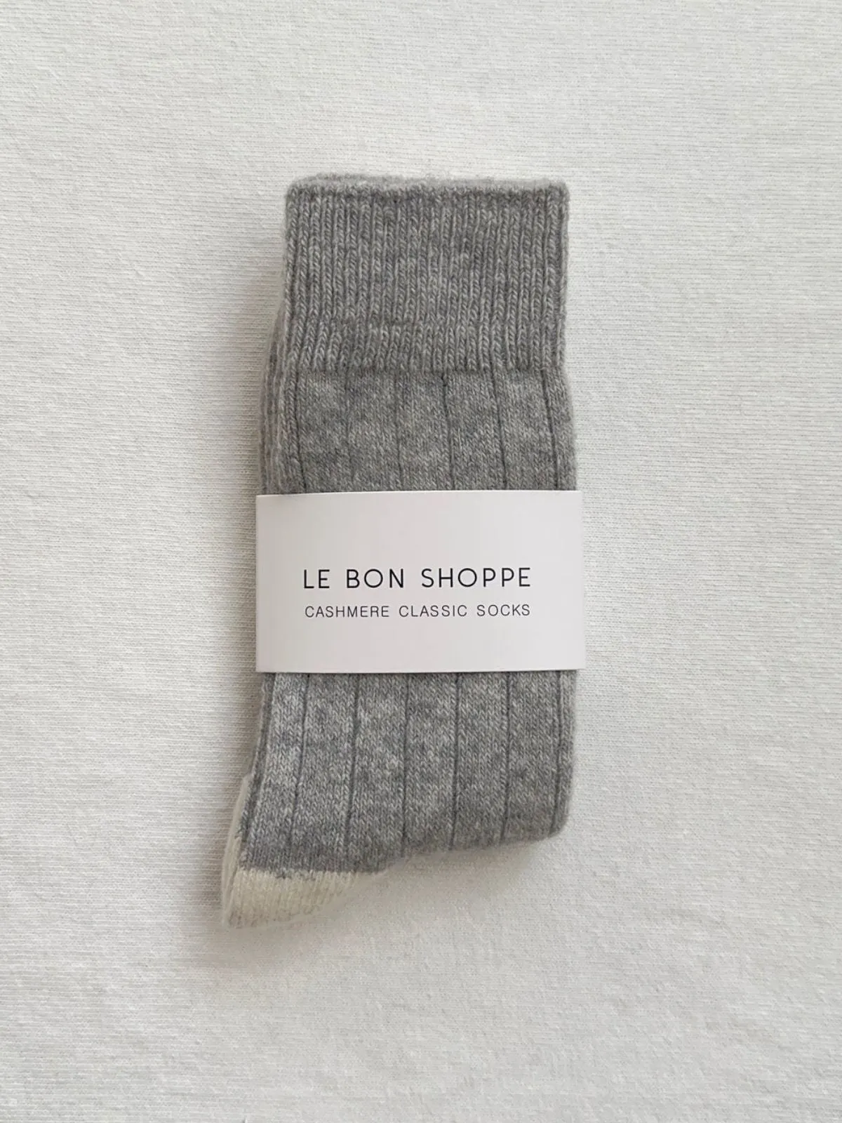 Classic Cashmere Socks - Grey sold by iris product image thumbnail 3